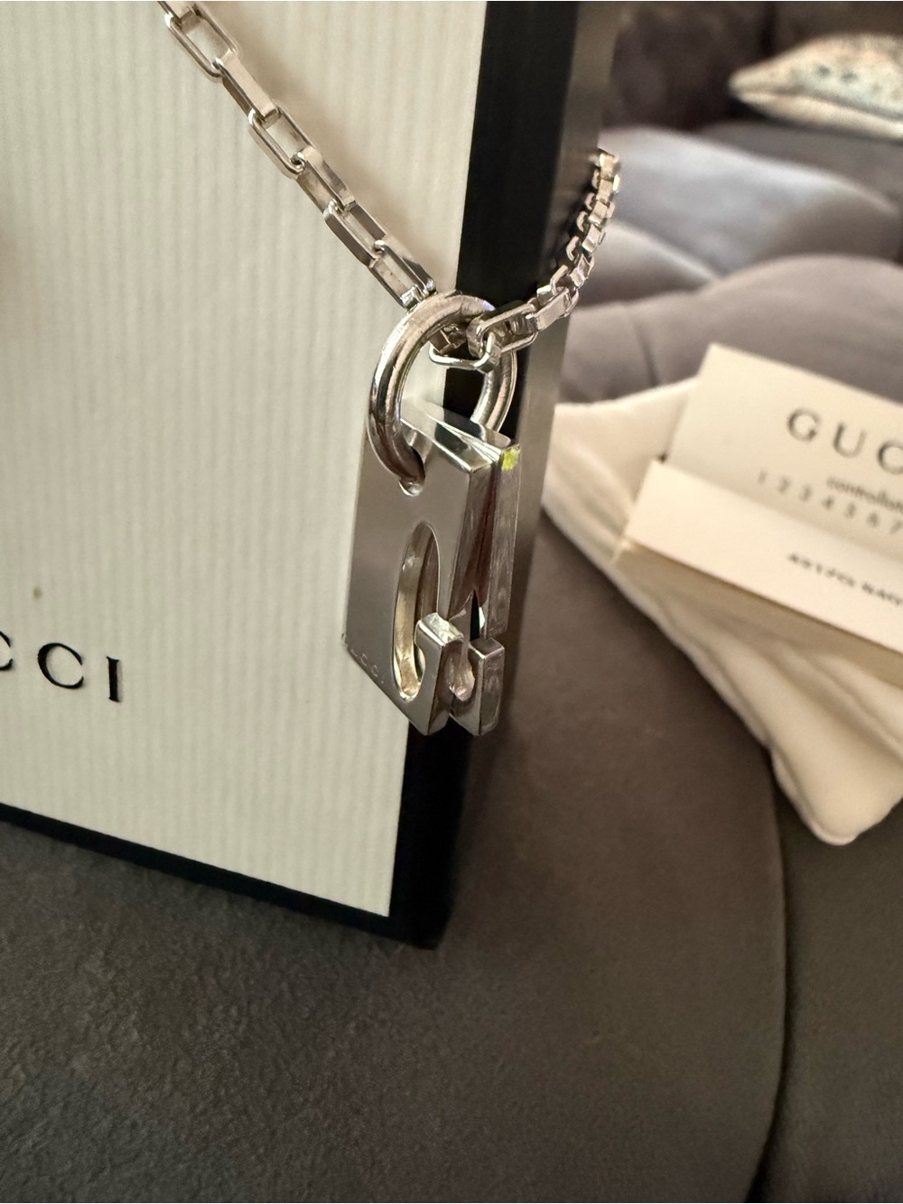 🔥EUC Gucci Sterling Silver Double G Stretch Charm Bracelet Italy🔥 - Picture 14 of 15